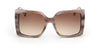 MaxMara Hinge MM0131 Striped Grey/Gradient Brown #colour_striped-grey-gradient-brown