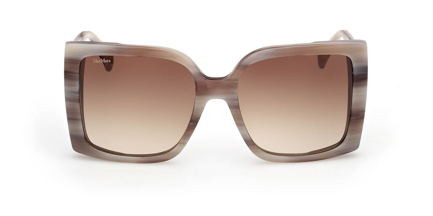 MaxMara Hinge MM0131 Striped Grey/Gradient Brown #colour_striped-grey-gradient-brown