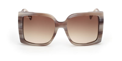 MaxMara Hinge MM0131 Striped Grey/Gradient Brown #colour_striped-grey-gradient-brown