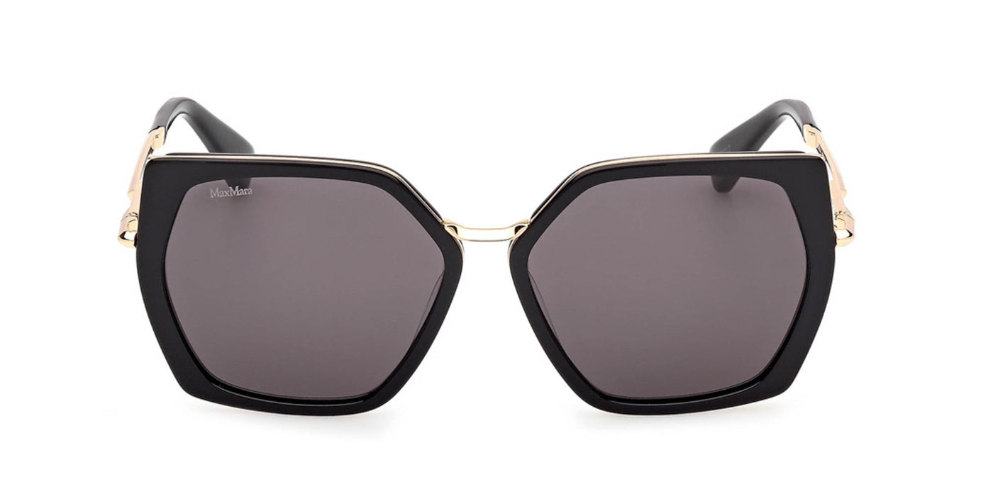 MaxMara Miller-5 MM0136 Shiny Black/Smoke #colour_shiny-black-smoke