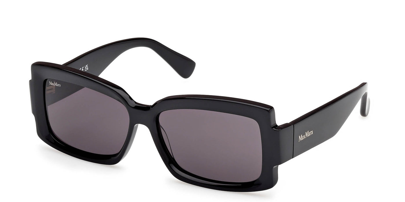 MaxMara Lee-3 MM0140 Shiny Black/Smoke #colour_shiny-black-smoke