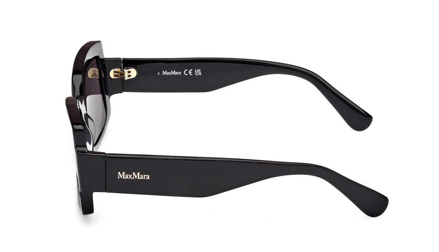 MaxMara Lee-3 MM0140 Shiny Black/Smoke #colour_shiny-black-smoke