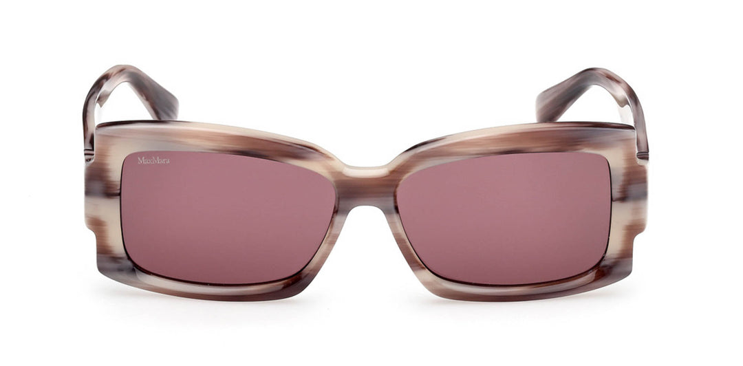 MaxMara Lee-3 MM0140 Rectangle Sunglasses | Fashion Eyewear US display picture 3