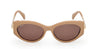 MaxMara Roquebrune 1 MM0167 Matte Light Brown/Brown #colour_matte-light-brown-brown