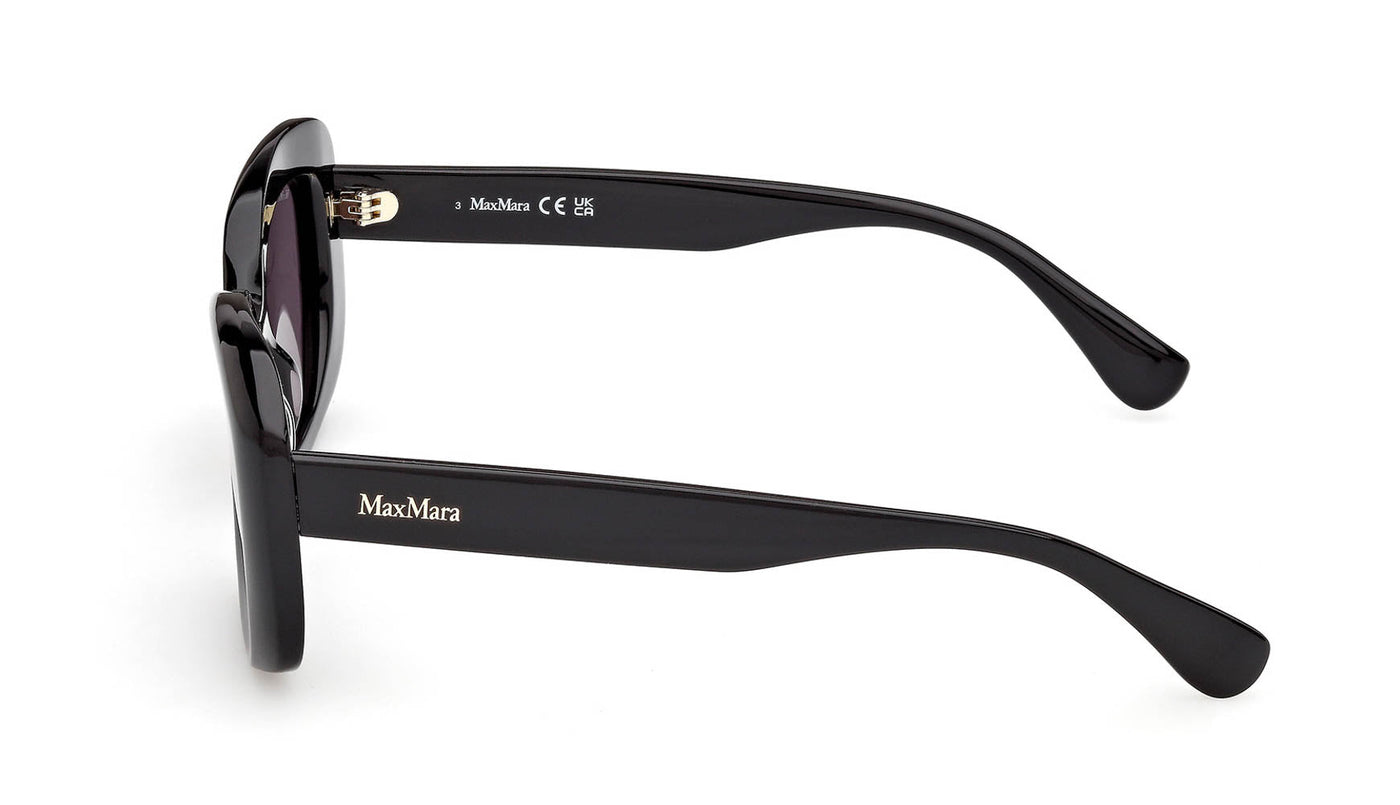 MaxMara Elizabeth 1 MM0170 Shiny Black/Smoke #colour_shiny-black-smoke