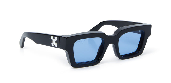 Off-White サングラス VIRGIL SUNGLASSES Off-White Virgil Unisex Sunglasses, Black Frame with Blue Lens