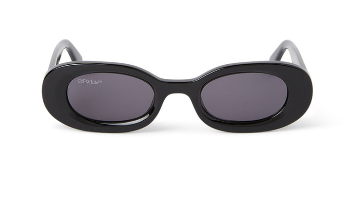NEW!!! Off-White oval black sunglasses OERI087 1007 Authentic Off-White OERI087 AMALFI 1007 Sunglasses Black Oval Frame  main image 4