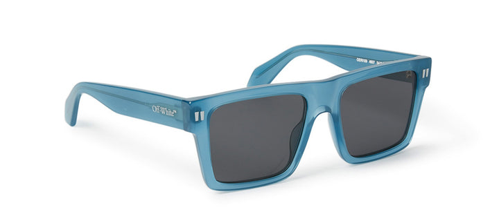 NWT Off-White Lawton Blue Square 54mm Sunglasses Off-White | Lawton | Sunglasses – Hall of Frames Company main image 4