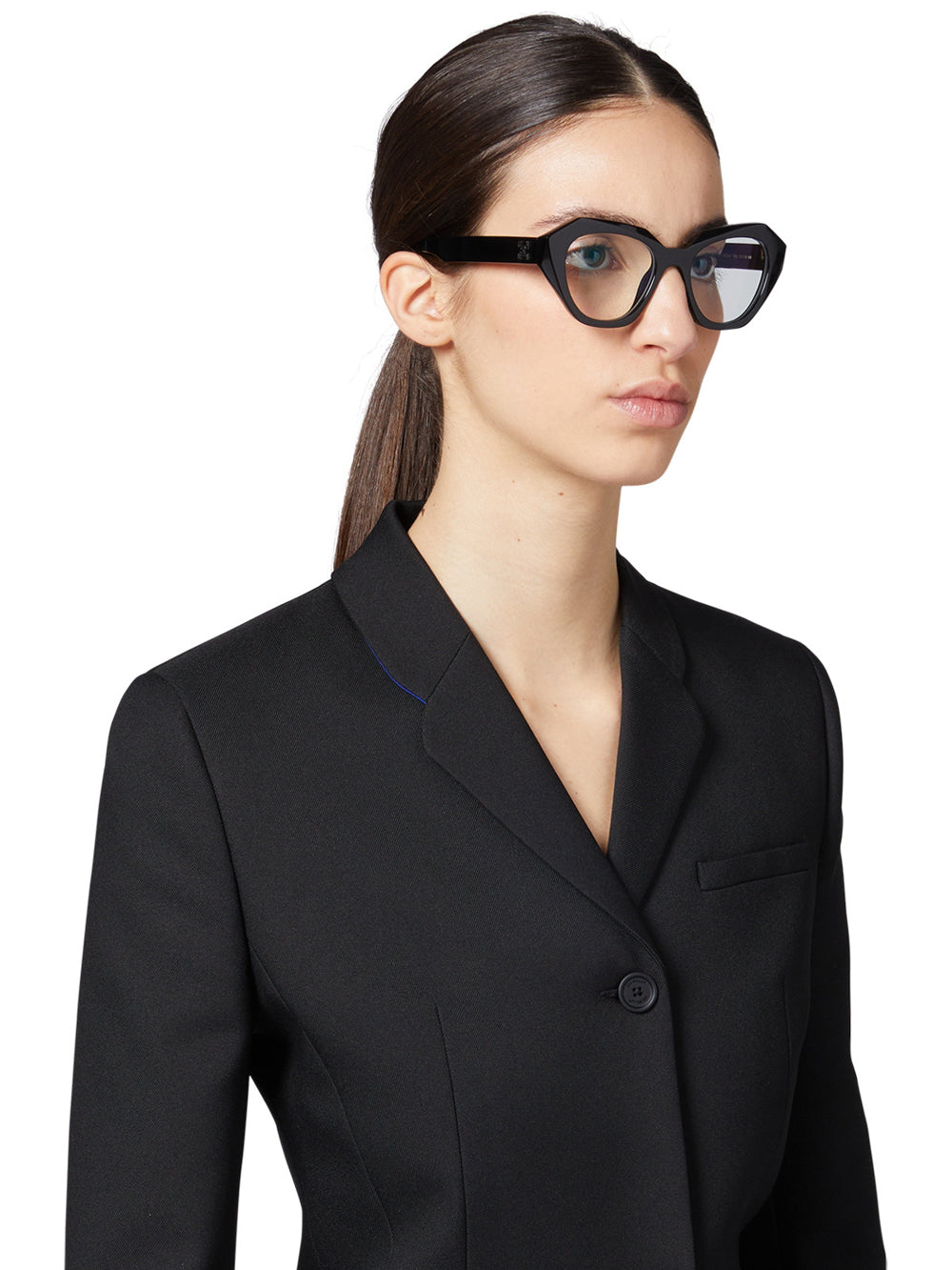 Off-White STYLE 43 Women Eyeglasses Black Cat Eye OERJ043 STYLE 43 1000 NEW AUT Off-White Style 47 Eyeglasses 1000 Black - eye-oo.com main image 4