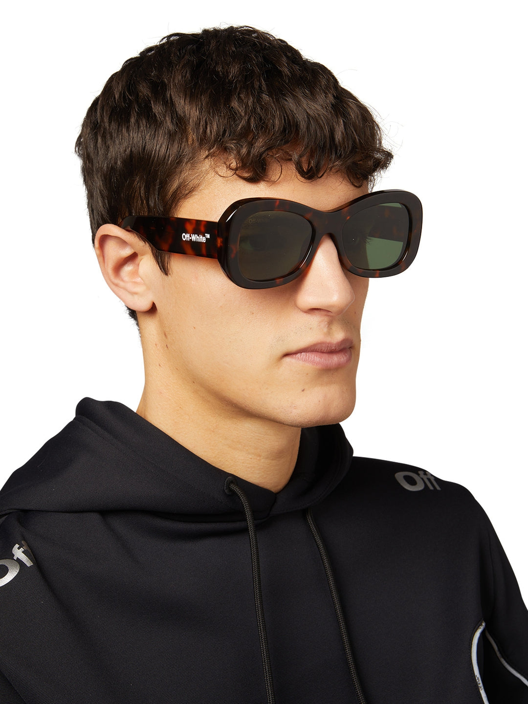 Off-White Pablo OERI040 Oval Sunglasses | Fashion Eyewear US