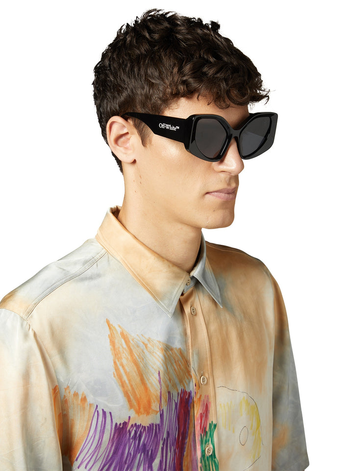 【送料&関税込】Off-White Oeri062 Denver0155 White - Unisex Off-White Denver OERI062 Cat Eye Sunglasses | Fashion Eyewear