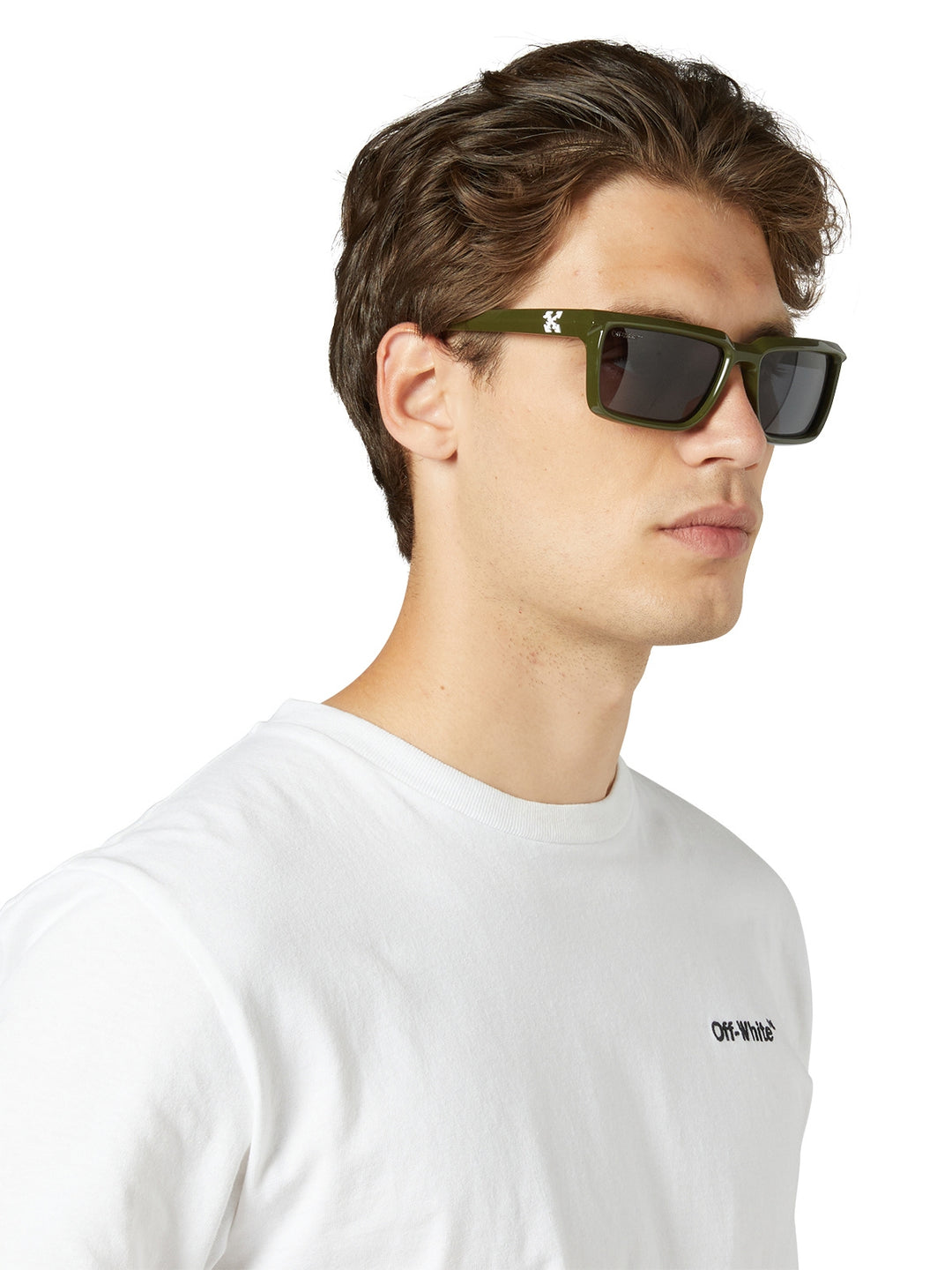 サングラス Off-White Off-White - PORTLAND SUNGLASSES WHITE DARK GREY Occhiali da sole Off White PORTLAND SUNGLASSES black