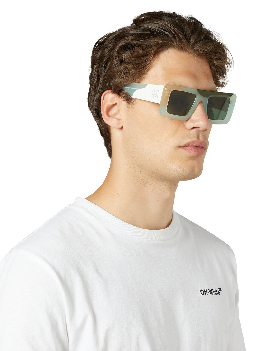 Off-White Seattle OERI069 Square Sunglasses | Fashion Eyewear display picture 2