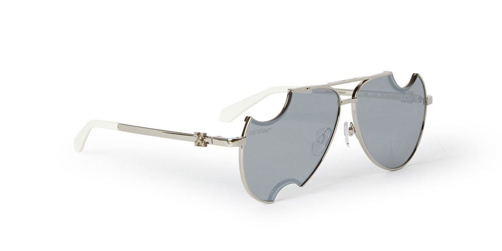 Sunglasses Off White VIRGIL White Lenses Reflective Baby Blue Authentic