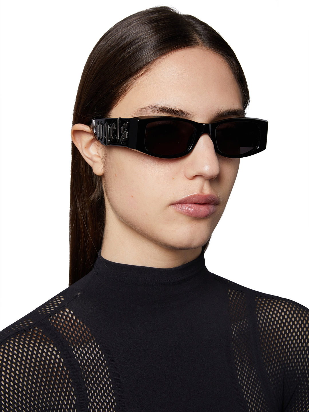 Palm Angels Angel PERI007 Rectangle Sunglasses | Fashion  display picture 1