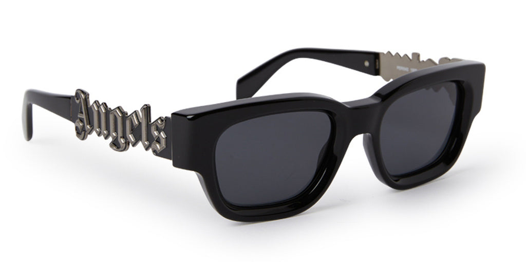 Palm Angels ブラックサングラス ケース付き Palm Angels Black Angel Sunglasses Palm Angels