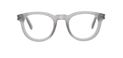 Round Crystal Grey Saint Laurent Frame