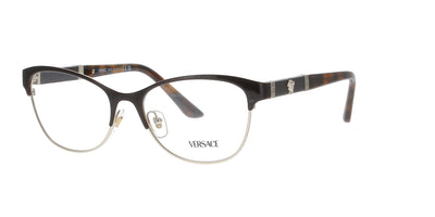 Brown and Gold Metal Versace Frame