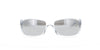 Arnette Crystal with Grey Silver Mirror Sunglasses