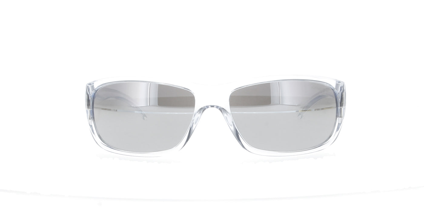 Arnette Crystal with Grey Silver Mirror Sunglasses
