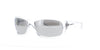 Arnette Crystal with Grey Silver Mirror Sunglasses