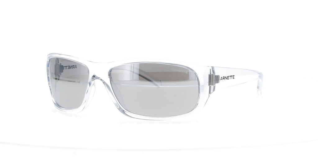 Arnette Crystal with Grey Silver Mirror Sunglasses