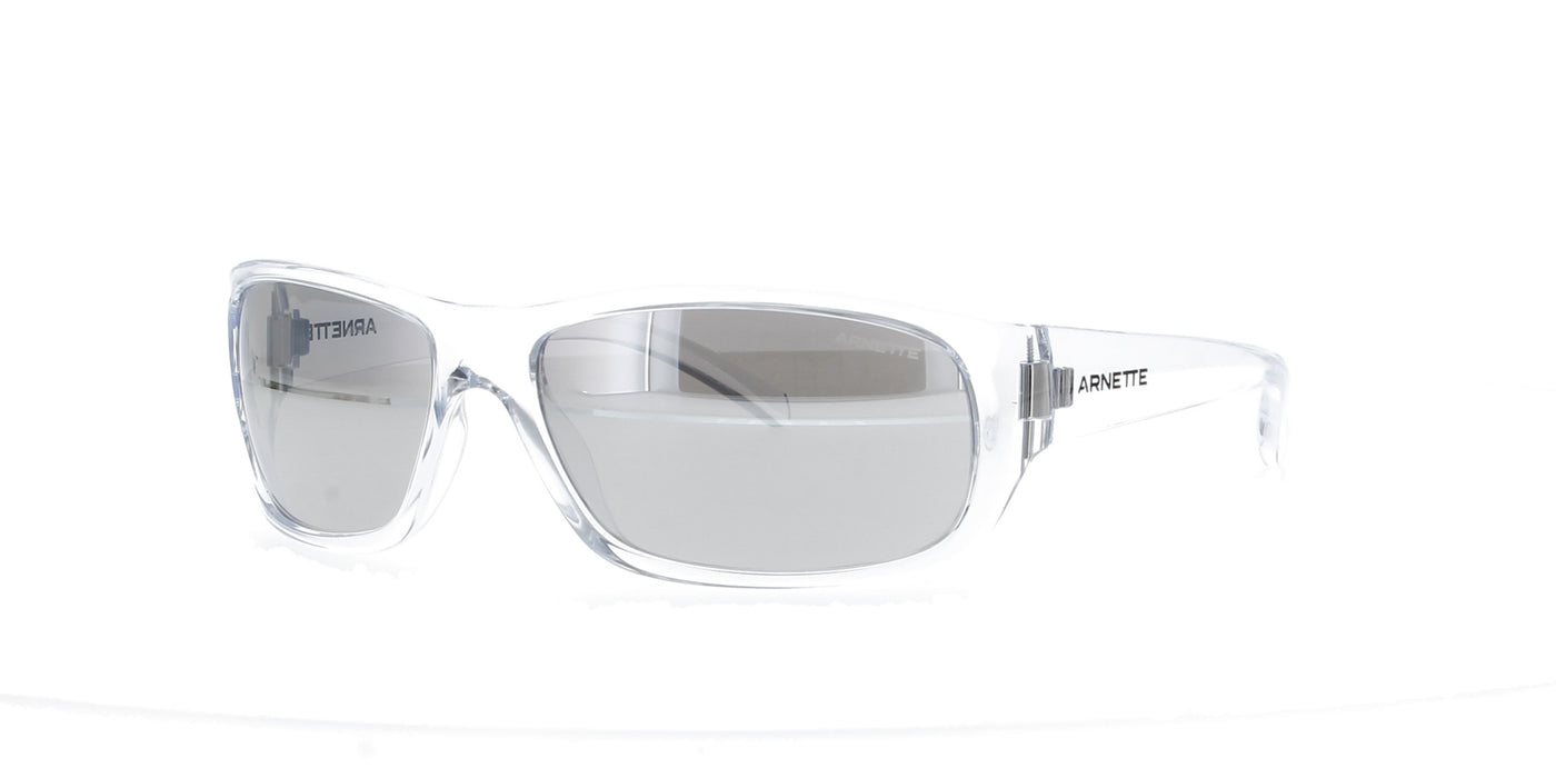 Arnette Crystal with Grey Silver Mirror Sunglasses