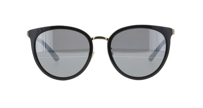 Black and Gold Round Gucci Sunglasses