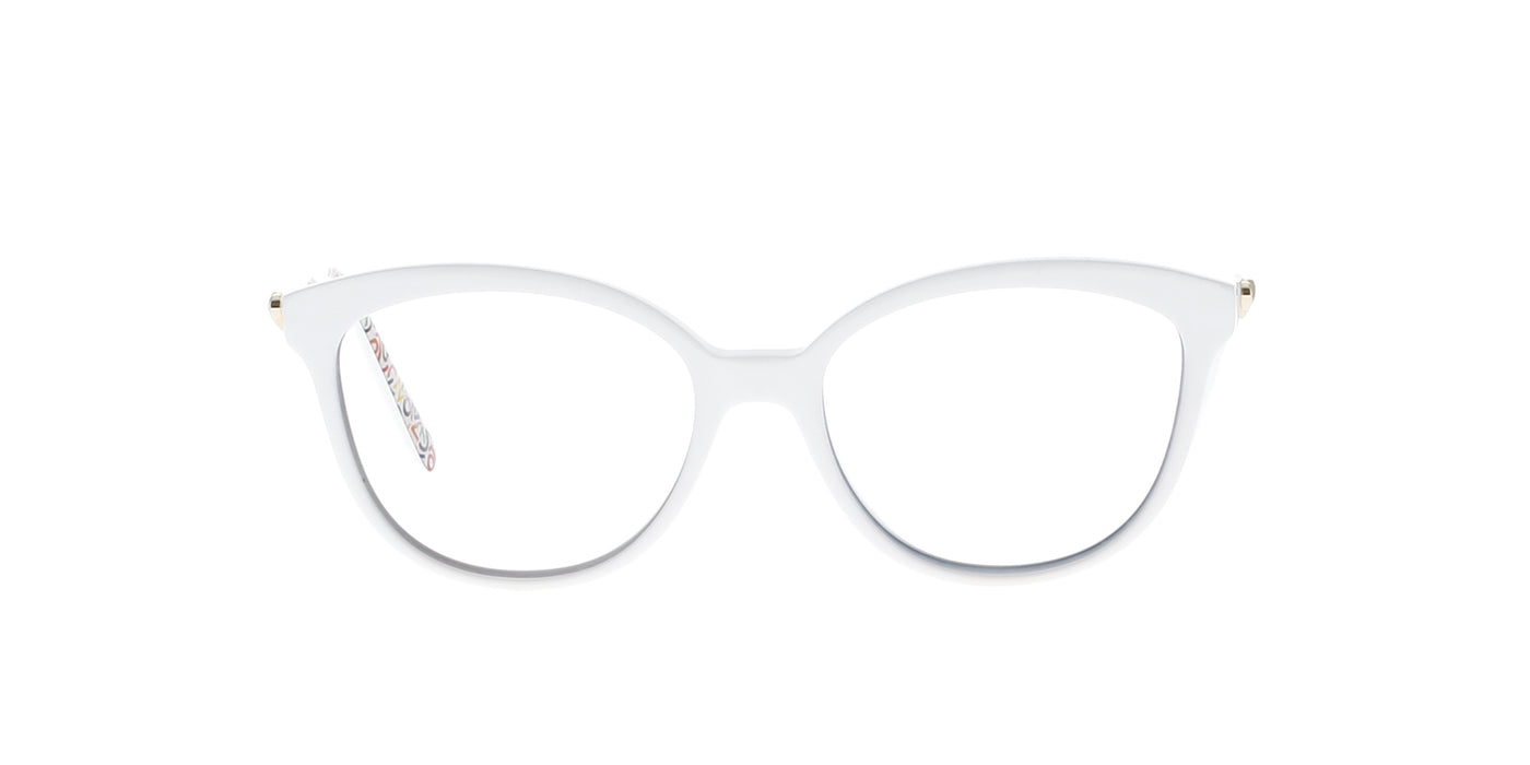 White Love MOSCHINO Round Frame