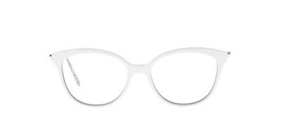White Love MOSCHINO Round Frame