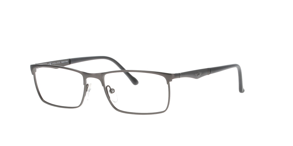 POLICE Rectangular Gunmetal Frame