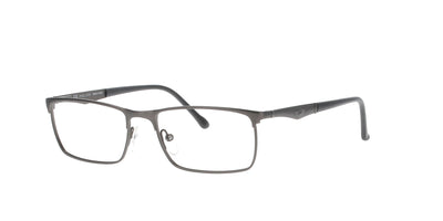 POLICE Rectangular Gunmetal Frame