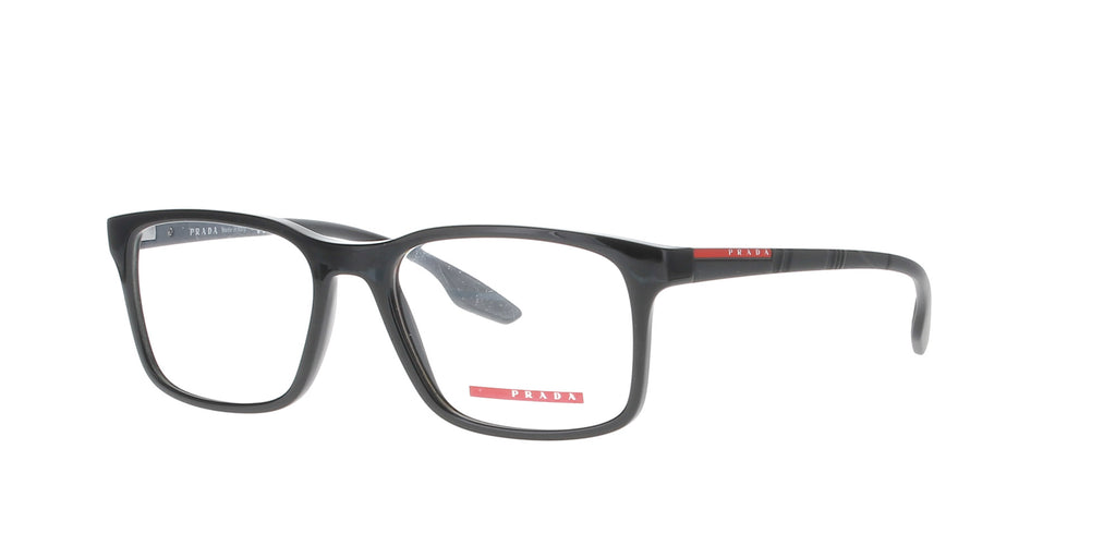 Prada Sport Linea Black Frame Rectangle Glasses | Fashion