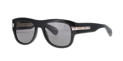 Gucci Shiny Black with Gold Sunglasses