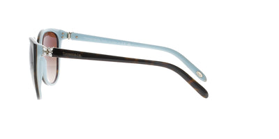 Tiffany Cat-Eye Havana on Blue Sunglasses