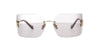 Miu Miu Rimless Gold Sunglasses