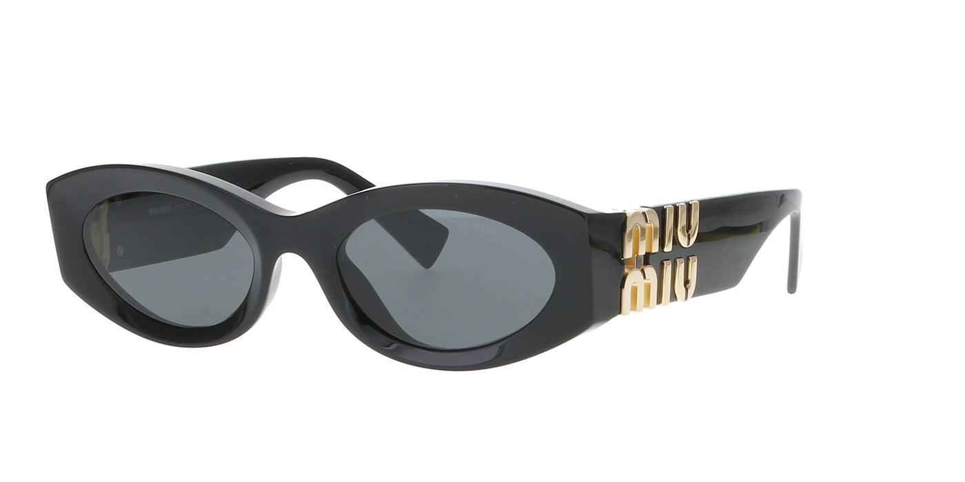 MIU MIU Black Oval Sunglasses