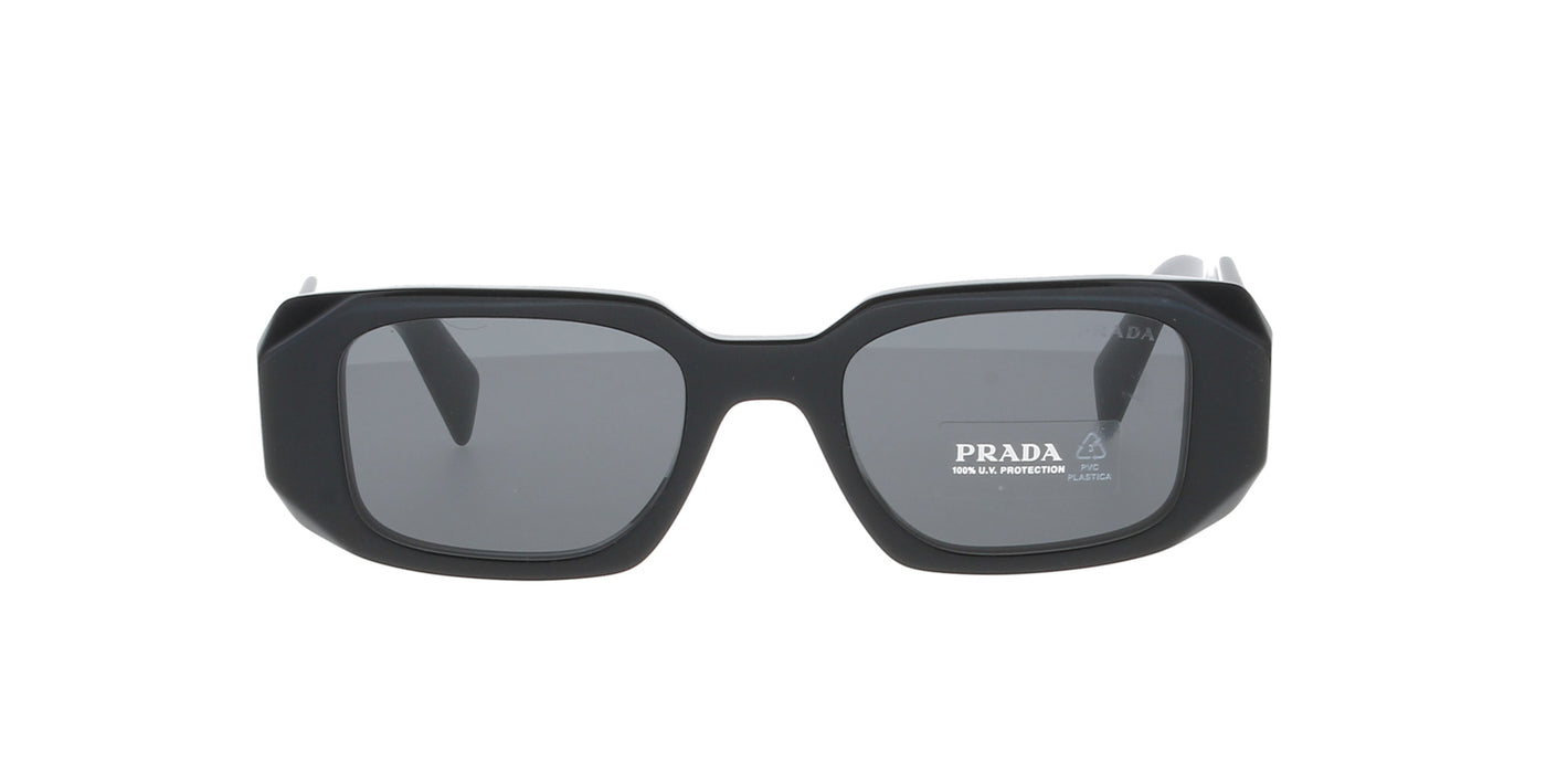 PRADA Bold Black Rectangle Sunglasses