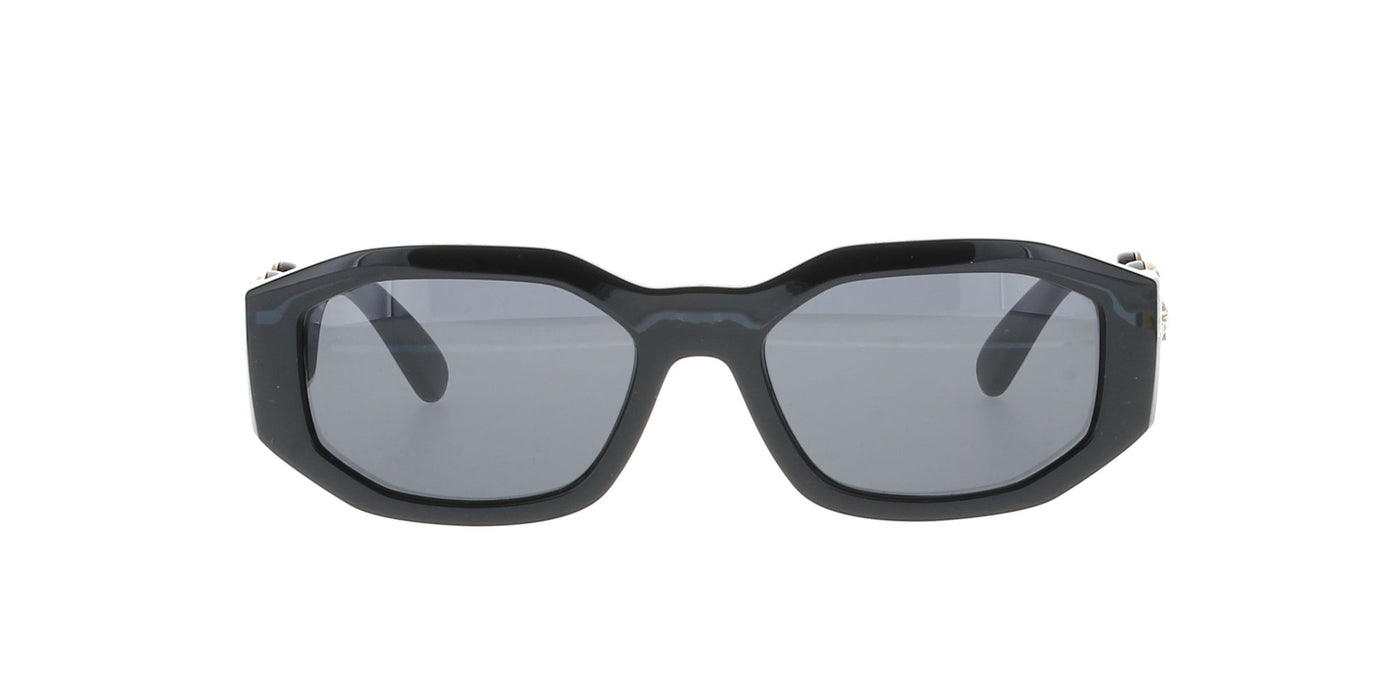 VERSACE Shiny Black Medusa Sunglasses