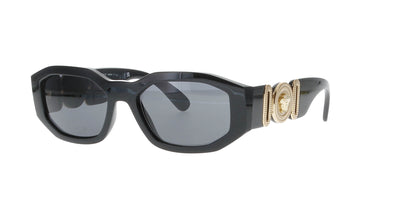 VERSACE Shiny Black Medusa Sunglasses