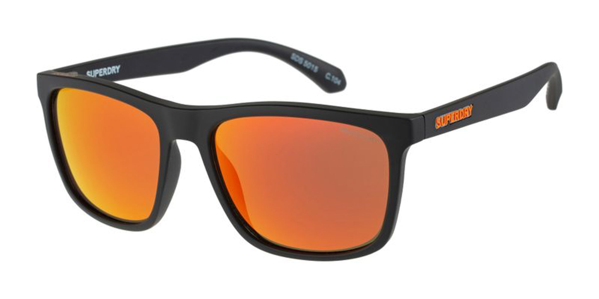 Superdry SDS-5015 Black Orange/Orange Mirror 58mm