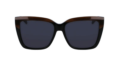 Ferragamo SF1102S Striped Brown/Black/Grey #colour_striped-brown-black-grey