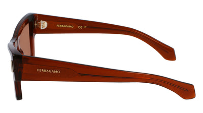 Ferragamo SF2006S Transparent Brown/Red #colour_transparent-brown-red