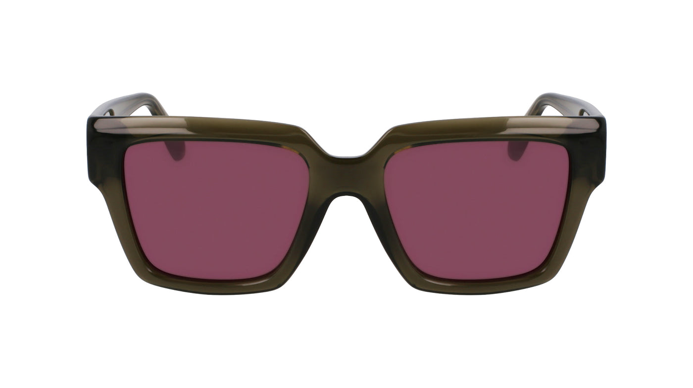 Ferragamo SF2014S Transparent Khaki/Purple #colour_transparent-khaki-purple