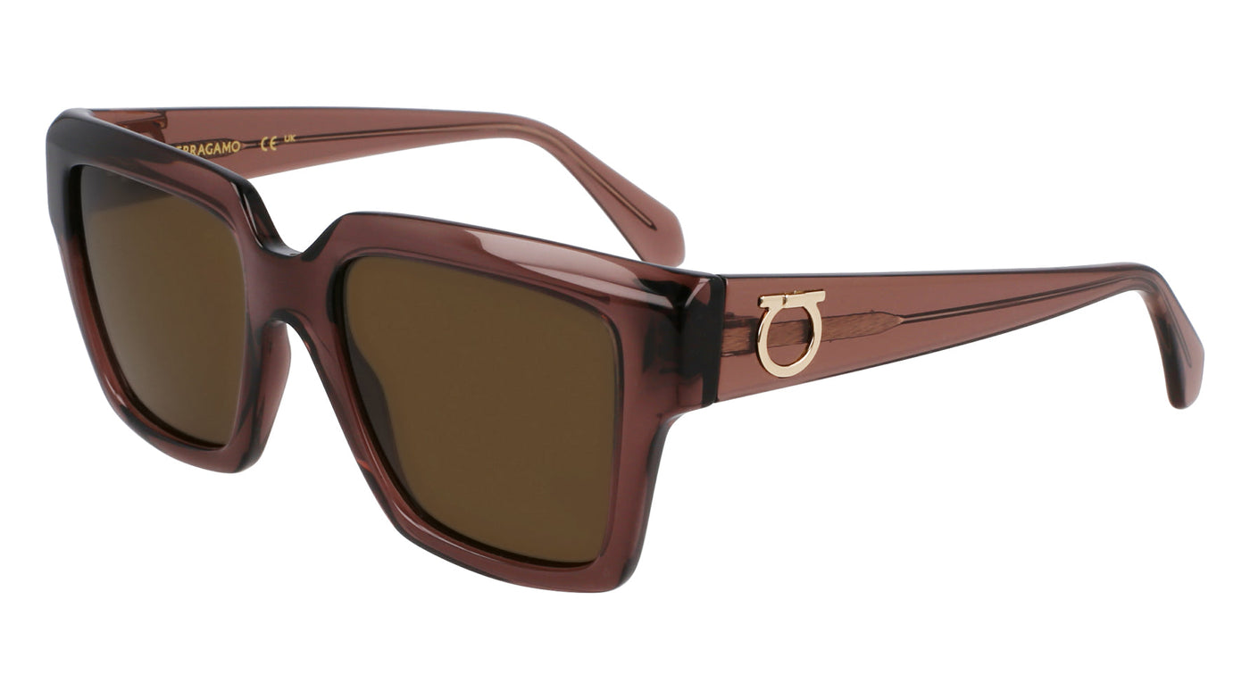 Ferragamo SF2014S Transparen Mauve/Brown #colour_transparen-mauve-brown