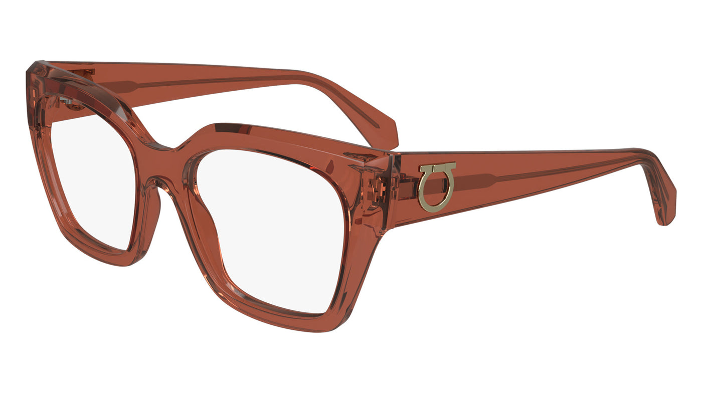 Ferragamo SF2983 Transparent Rust #colour_transparent-rust