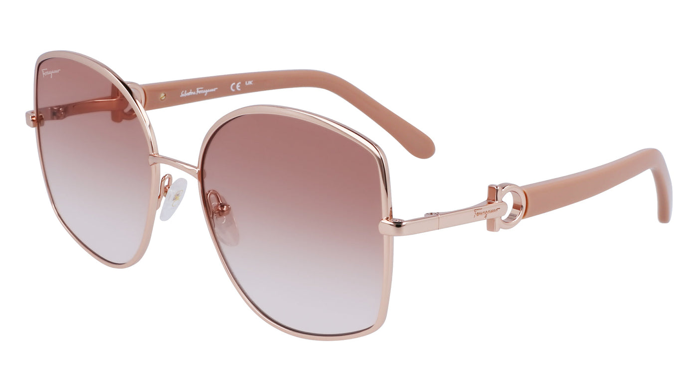 Ferragamo SF304S Rose Gold/Nude/Pink Gradient #colour_rose-gold-nude-pink-gradient