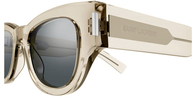 Saint Laurent SL 573 Beige/Silver Mirror #colour_beige-silver-mirror