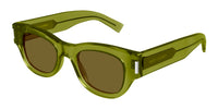 Saint Laurent SL 573 Green/Brown #colour_green-brown