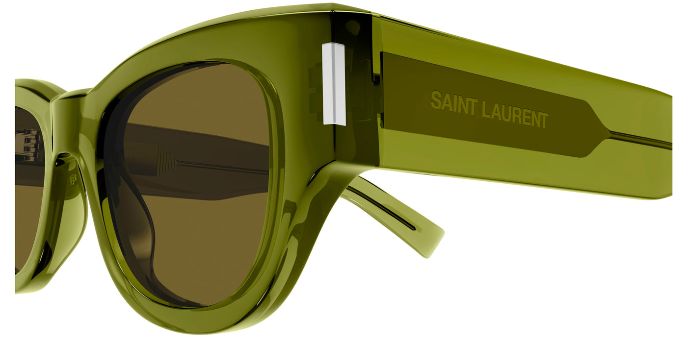 Saint Laurent SL 573 Green/Brown #colour_green-brown